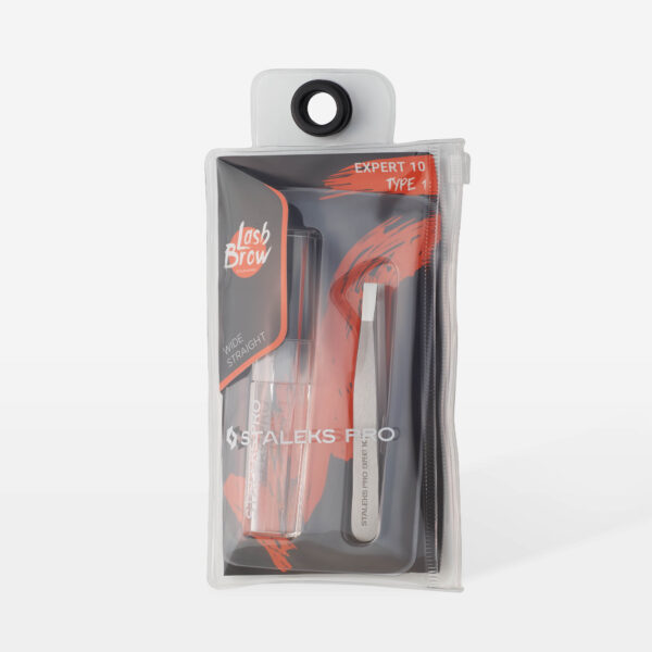 Eyebrow tweezers EXPERT 10 TYPE 1 (wide straight) - Imagen 2